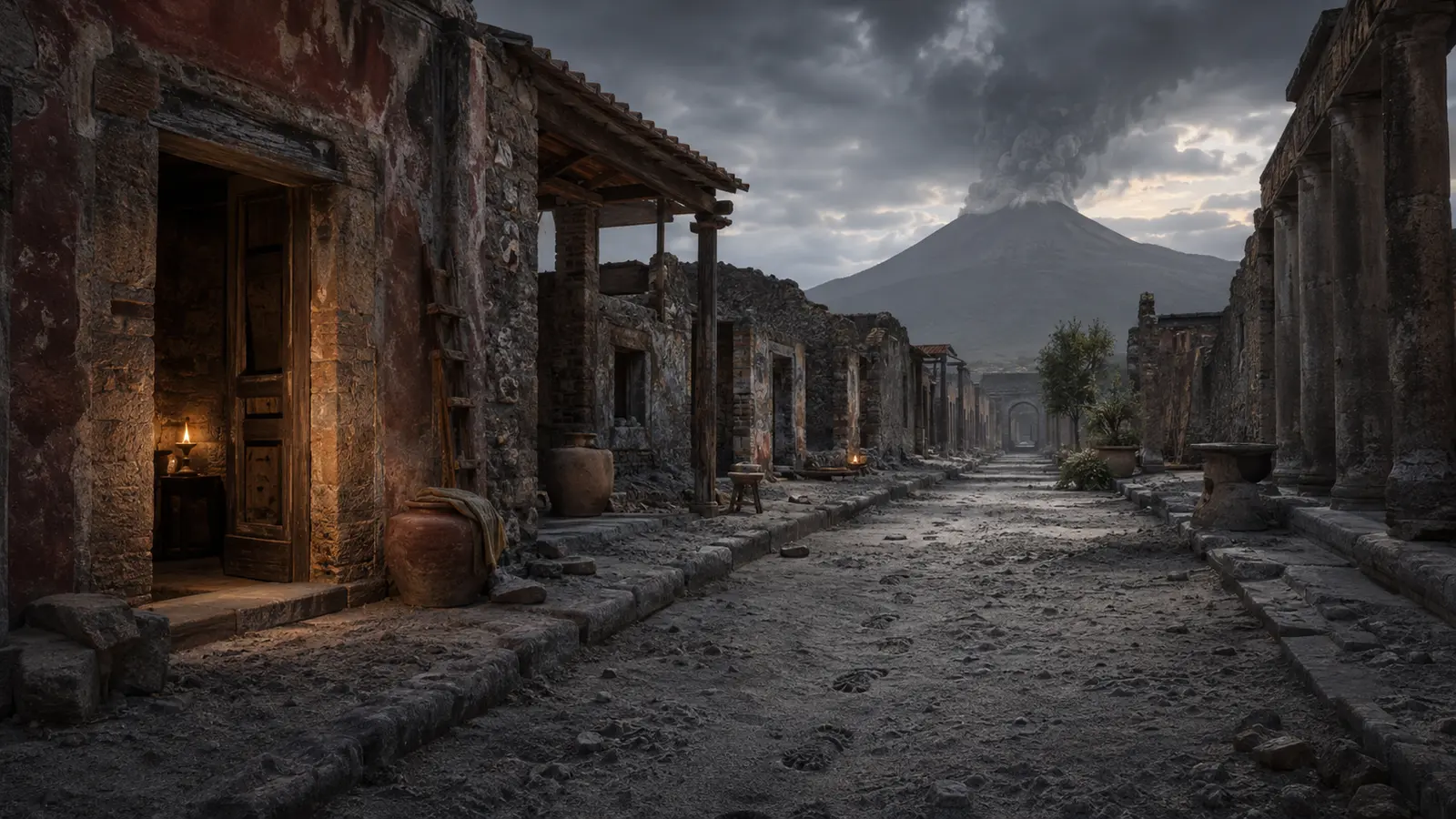 Pompeji war nach dem Vesuv offenbar weniger „weg“, als wir gern erzählen