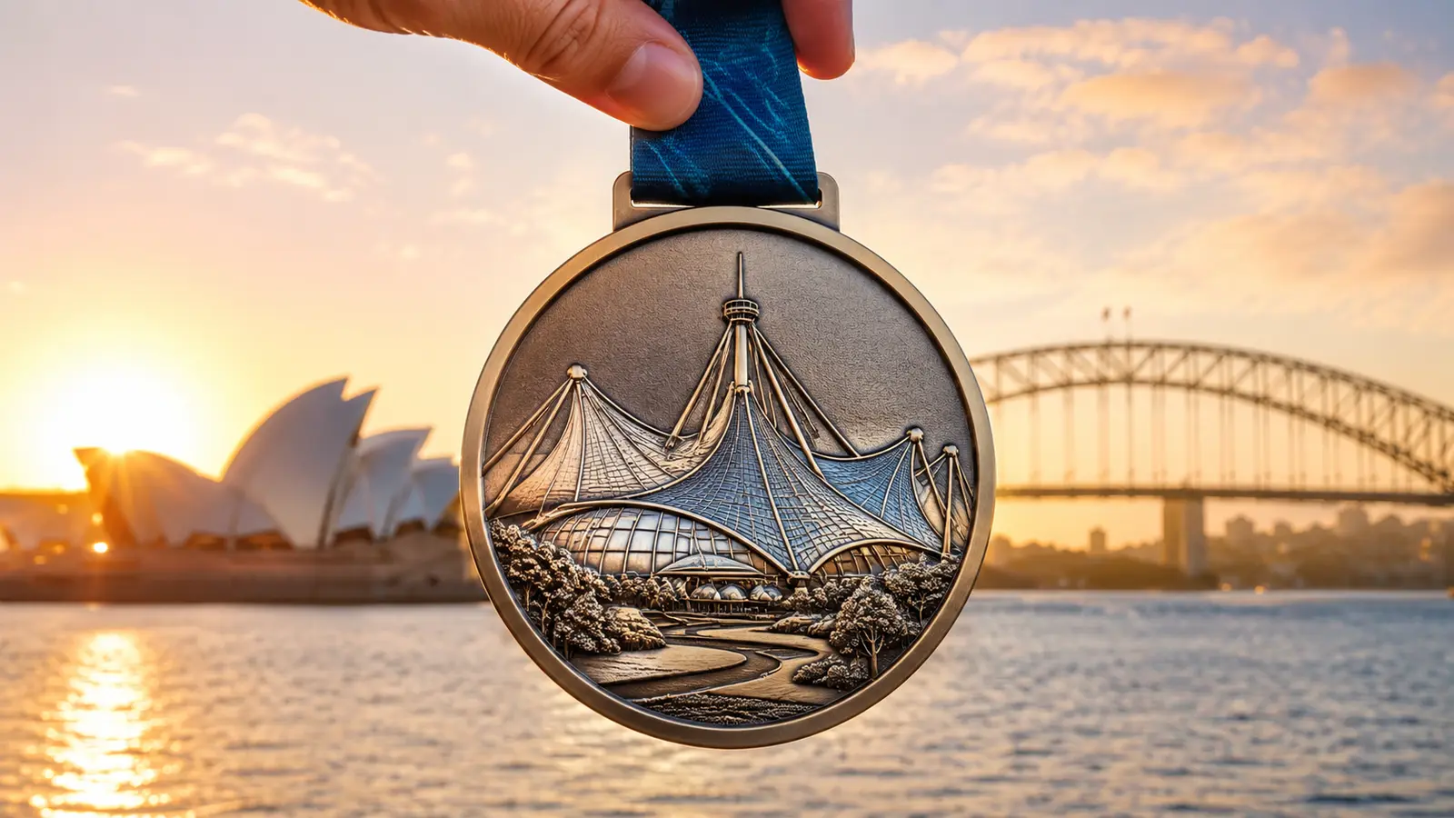 Sydney druckt München auf seine Marathon-Medaille – und verteilt sie trotzdem an 40.000 Läufer